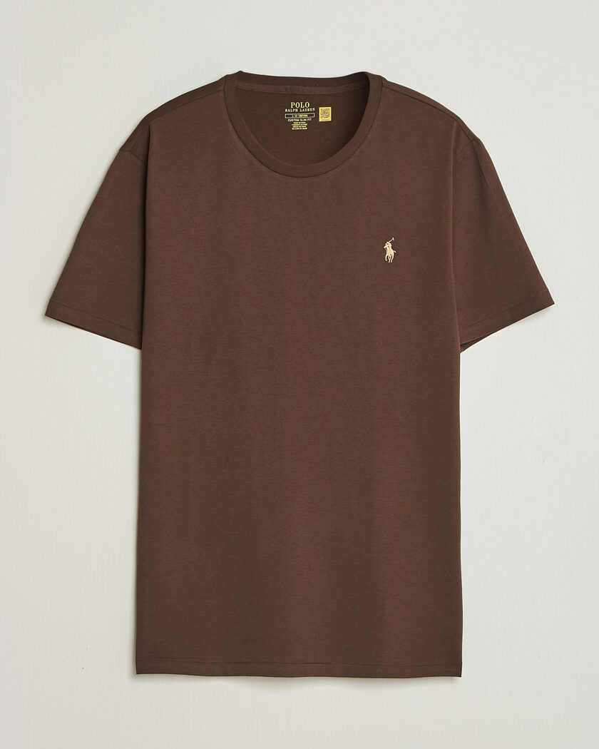 Polo Ralph Lauren Custom Slim Fit T-shirt Nutmeg Brown – Braun