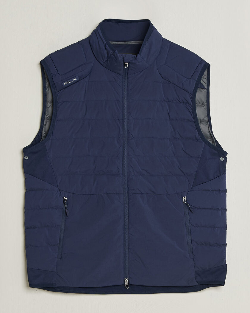 RLX Ralph Lauren Full Zip Golf Vest Refined Navy – Blau