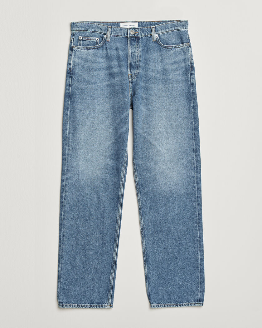 Samsøe Samsøe Eddie Regular Fit Jeans Retro Wash – Blau