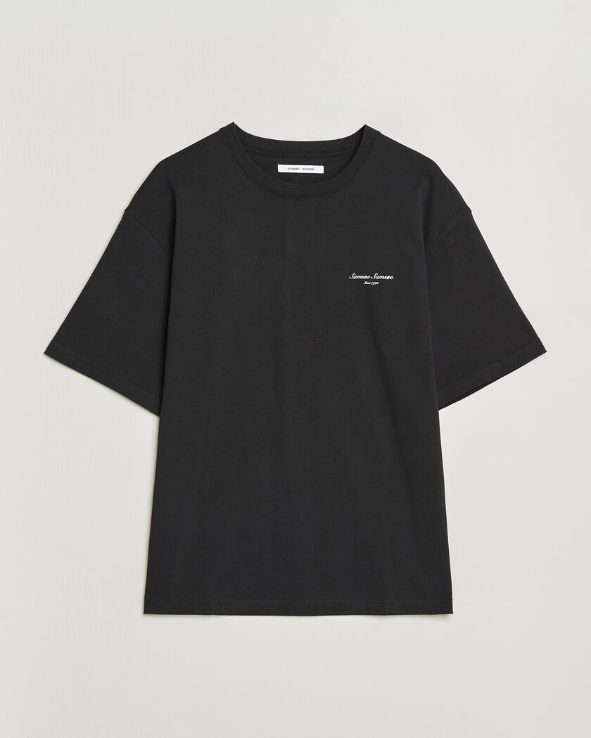 Samsøe Samsøe Uni Printed Crew Neck T-Shirt Black Building – Schwarz