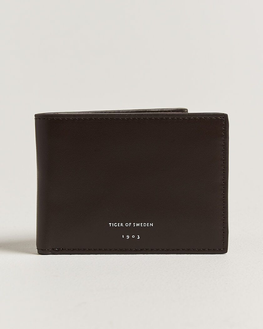 Tiger of Sweden Wivalius Leather Wallet Dark Brown – Braun