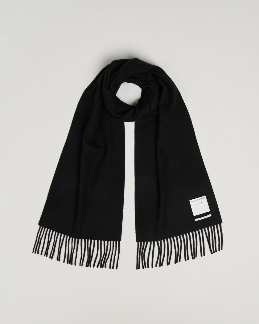 Tiger of Sweden Sylan Wool Scarf Black – Schwarz