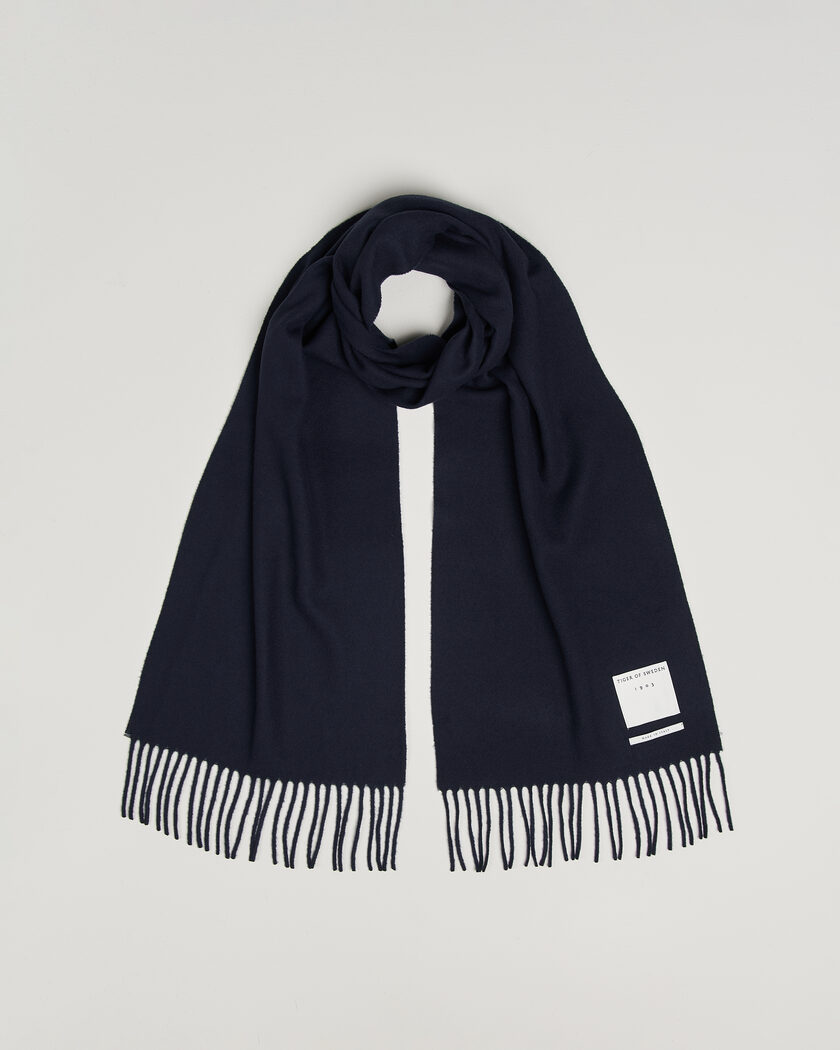 Tiger of Sweden Sylan Wool Scarf Light Ink – Blau