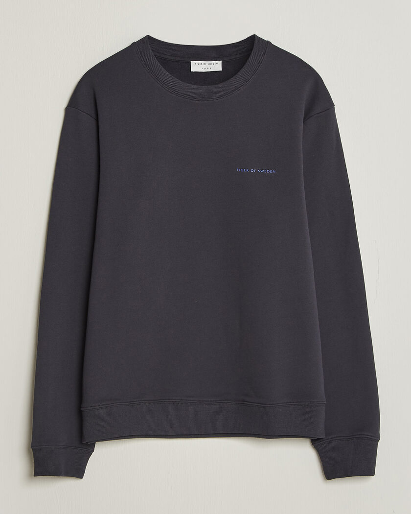 Tiger of Sweden Emerson Crew Neck Sweatshirt Light Ink – Blau
