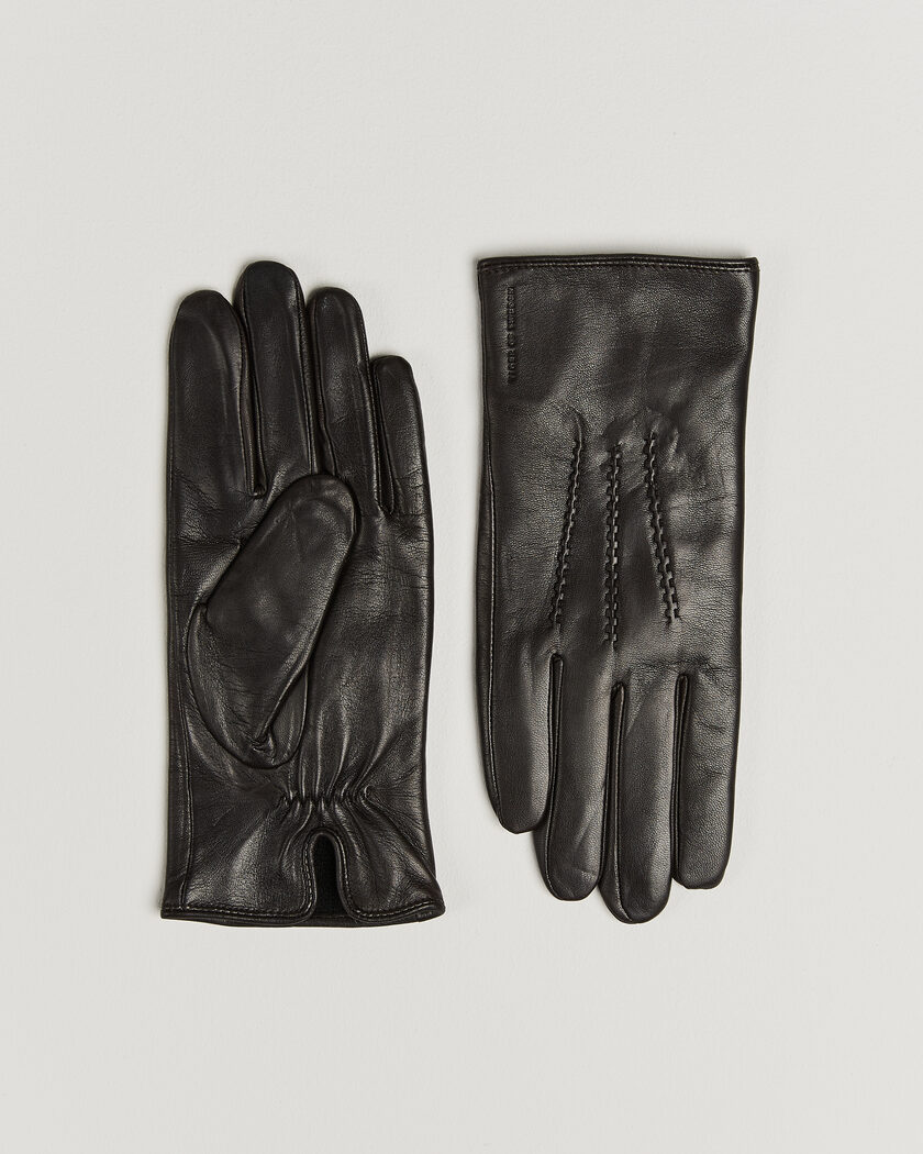 Tiger of Sweden Garvin Leather Gloves Espresso – Braun