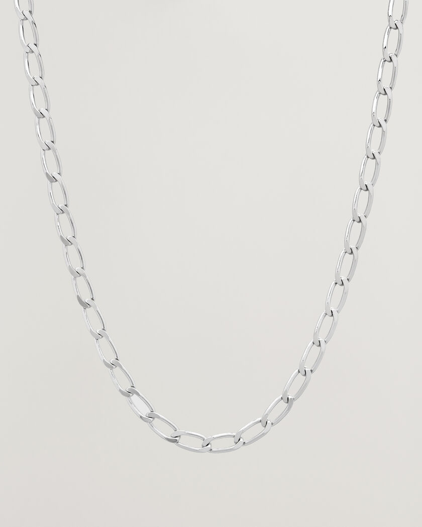 Tom Wood Arlo Large Chain Silver – Silber