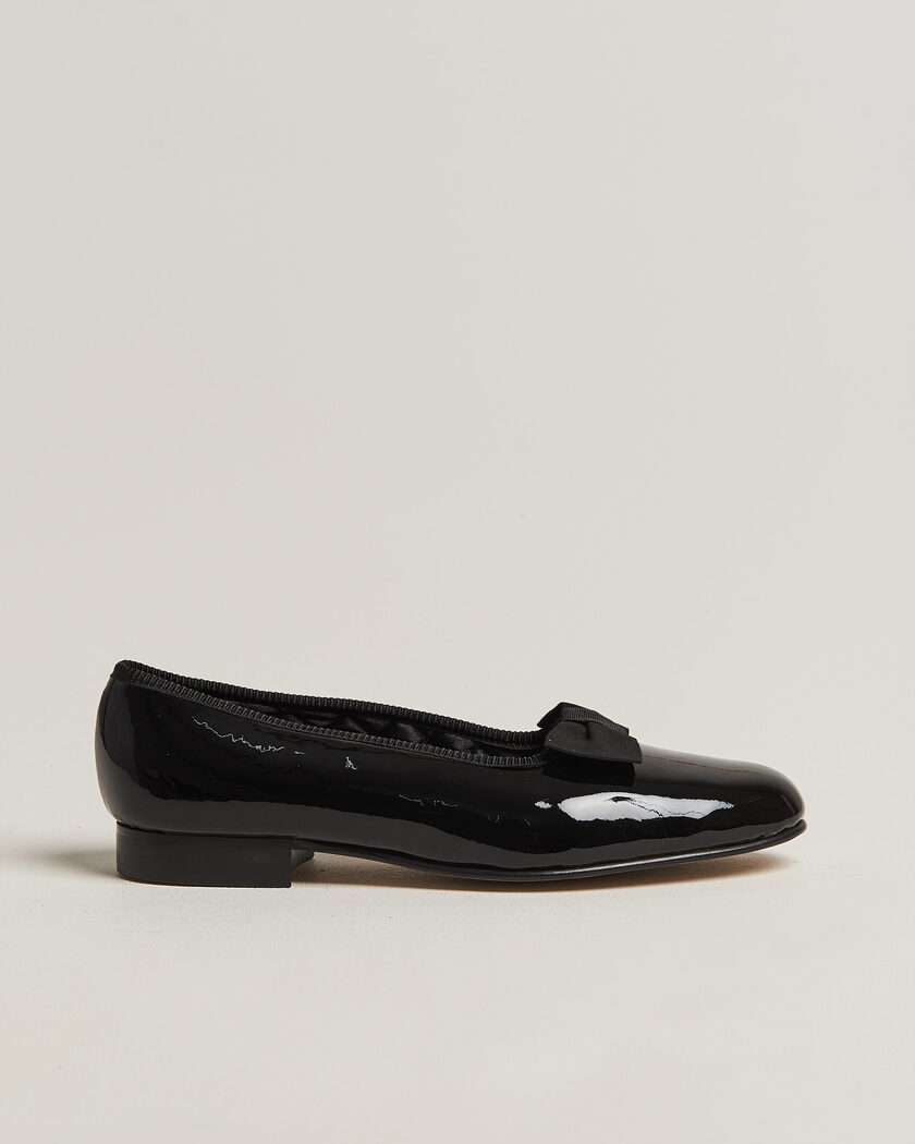 Bowhill & Elliott Patent Opera Pump Black – Schwarz