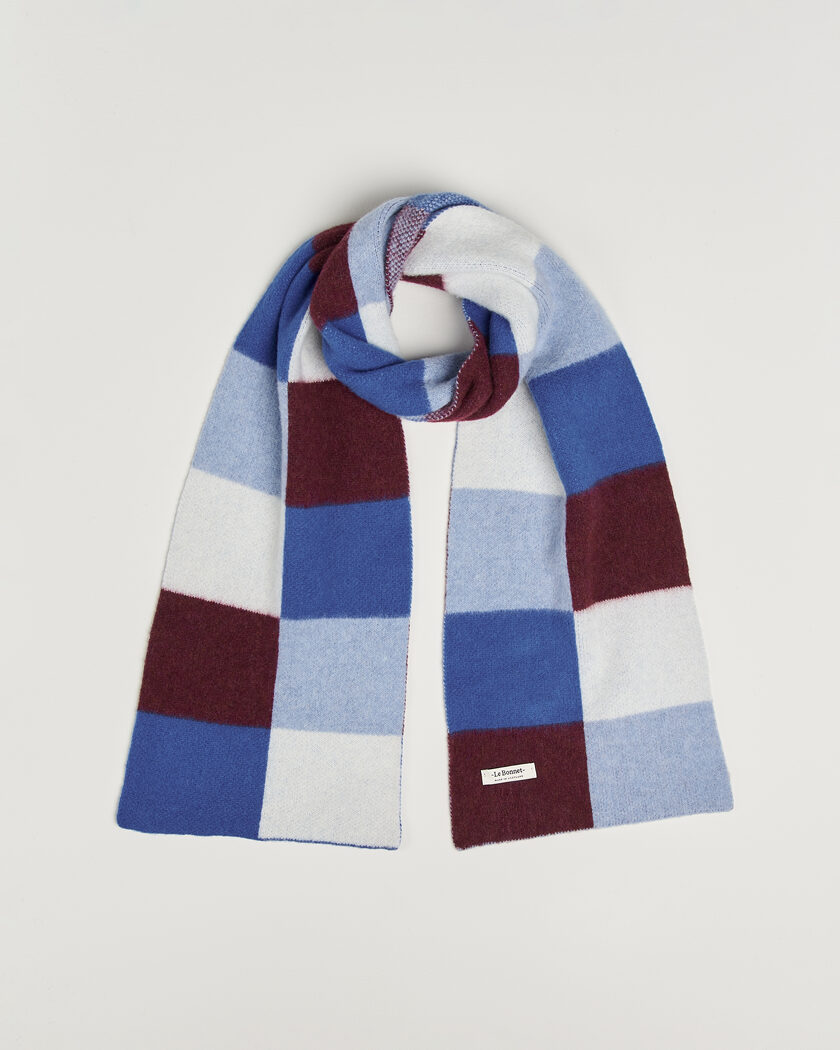 Le Bonnet Lambswool Scarf Ice – Blau