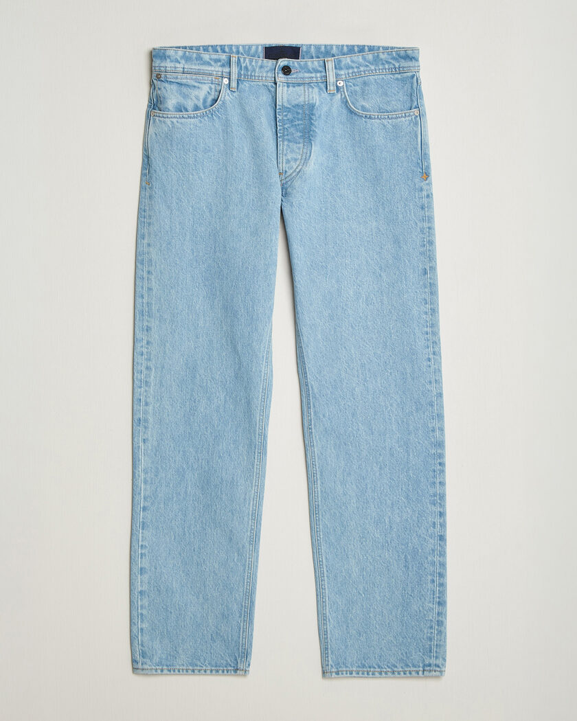 Stone Island Regular Straight Fit Indigo Jeans Blue Light Wash – Blau