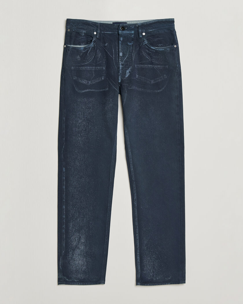 Stone Island Hand Sprayed Reflective Bull Denim Jeans Slate Blue – Blau
