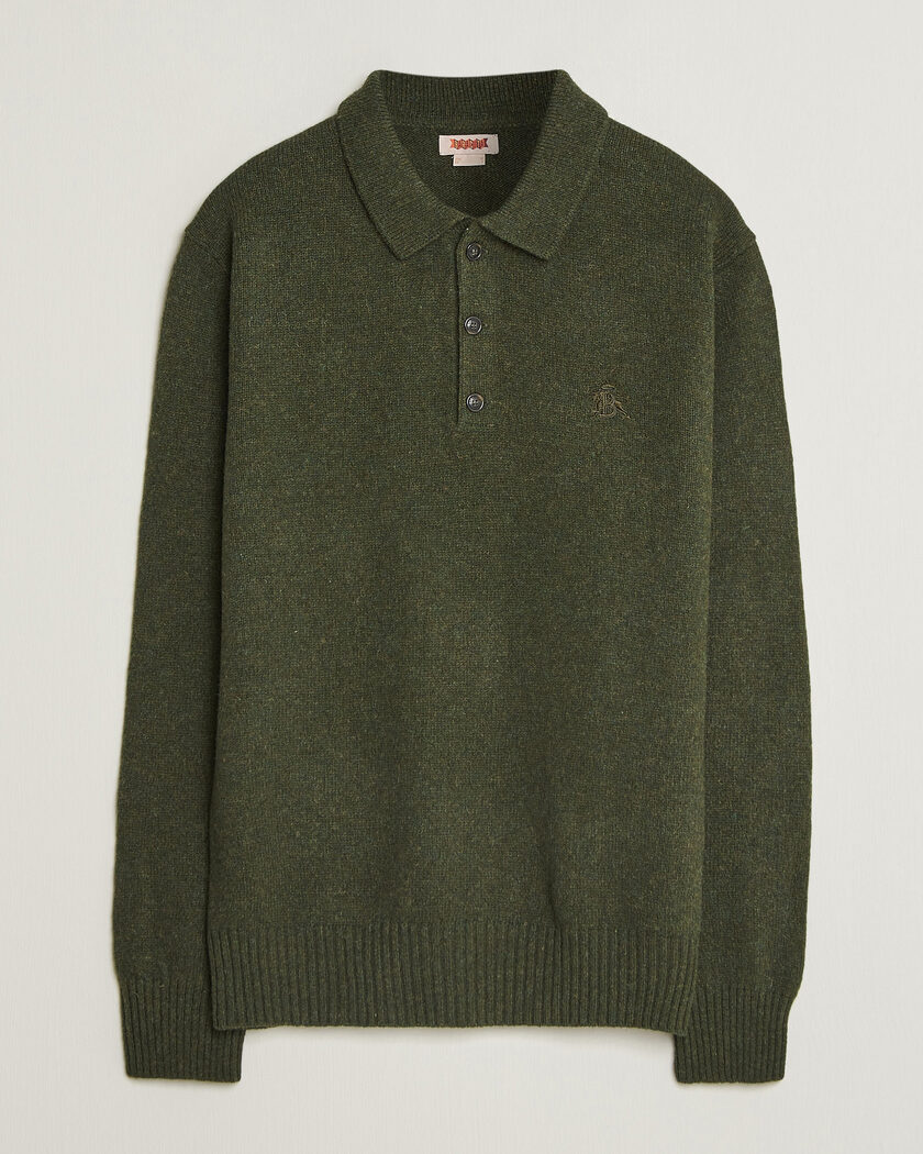 Baracuta Shetland Polo Beech – Grün