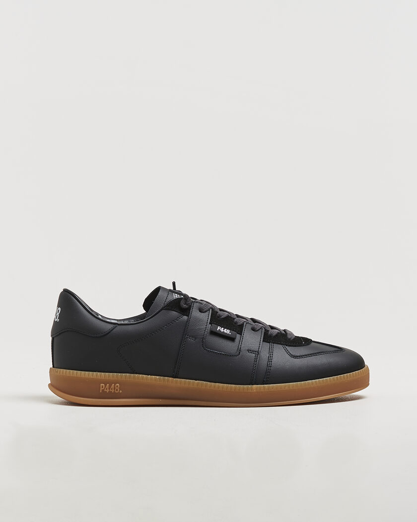 P448 Monza Leather/Suede Sneaker Black – Schwarz