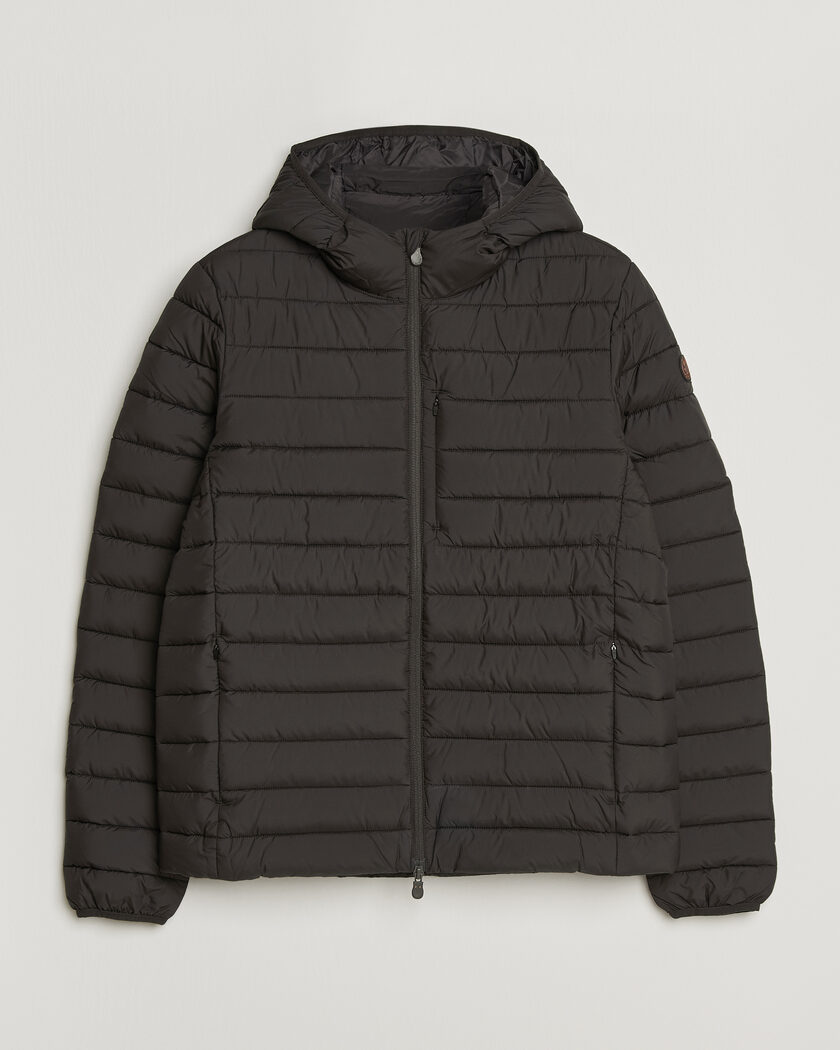 Save The Duck Juncus Matt Lightweight Hood Jacket Brown Black – Braun