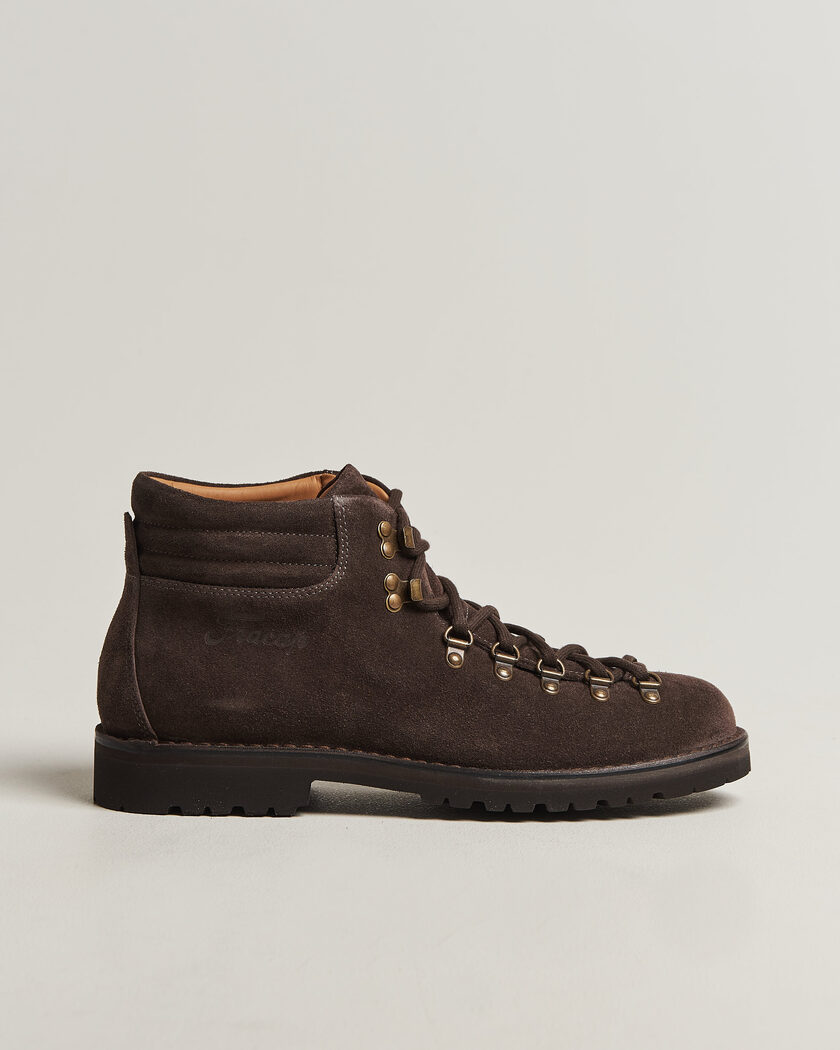 Fracap M127 Suede Boot Dark Brown – Braun