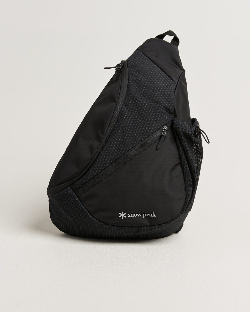 Snow Peak Grid Sling Bag Black – Schwarz