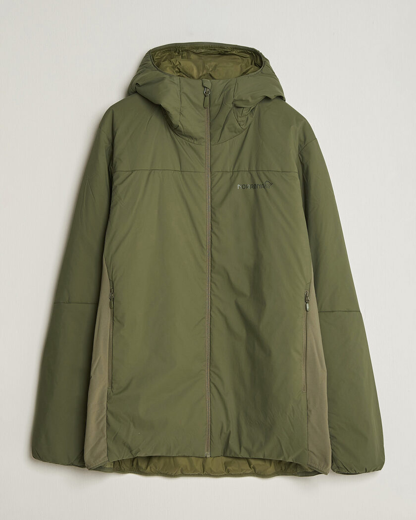 Norrøna Femund Thermo Zip Hood Olive Night – Grün