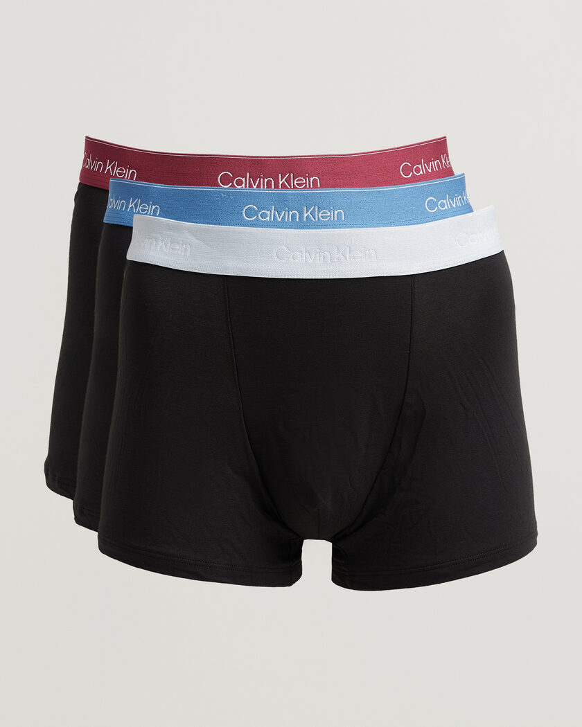 Calvin Klein 3-Pack Icon Cotton Stretch Relaxed Trunk Black – Schwarz