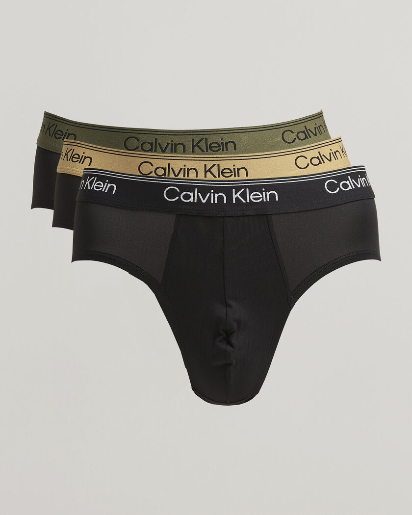 Calvin Klein 3-Pack Micro Stretch Hip Brief Black – Schwarz