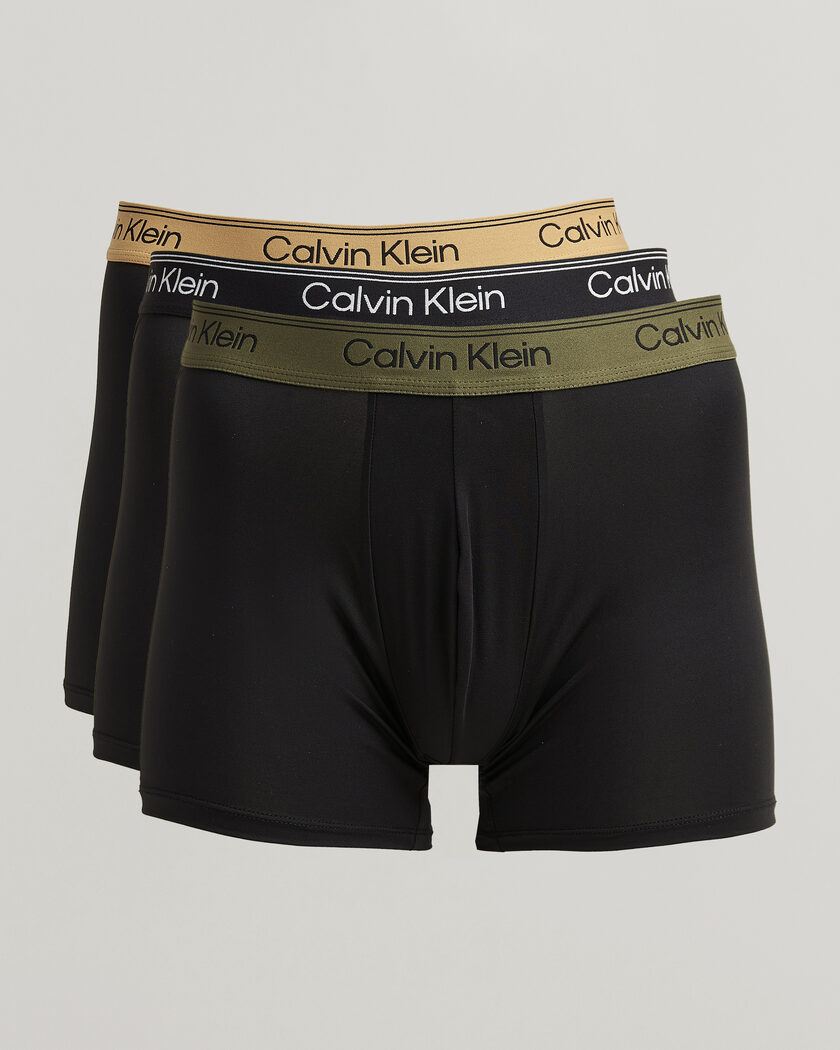 Calvin Klein 3-Pack Micro Stretch Boxer Brief Black – Schwarz