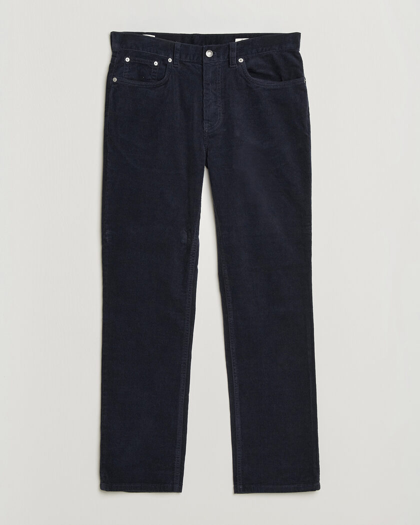 Gant Regular Fit Corduroy 5-Pocket Pants Evening Blue – Blau