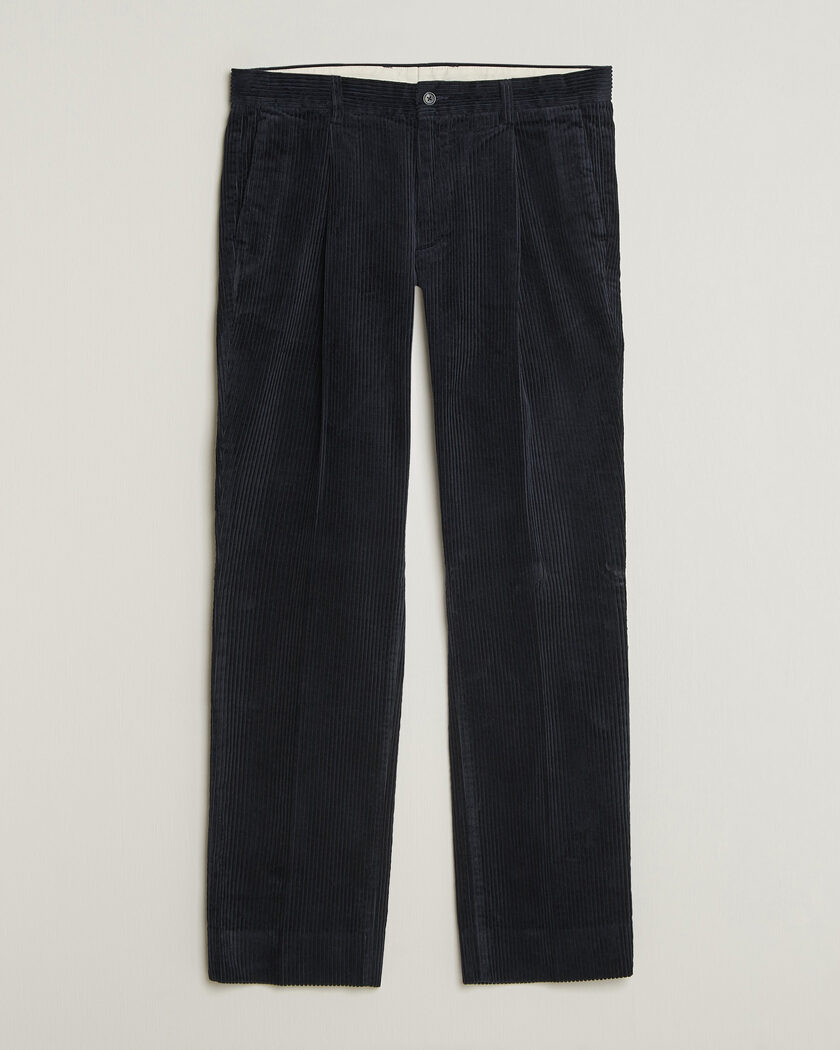 Gant Corduroy Trousers Evening Blue – Blau