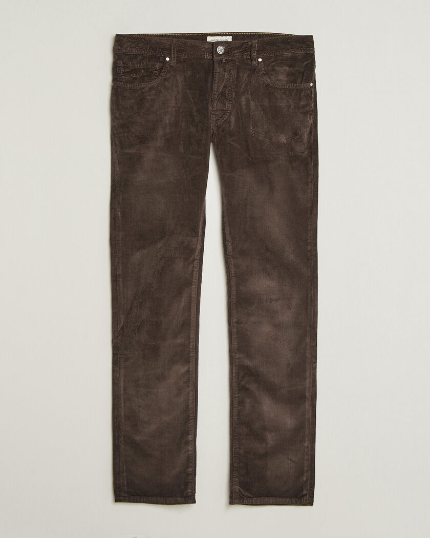 Jacob Cohën Bard 5-Pocket Medium Corduroy Trousers Brown – Braun