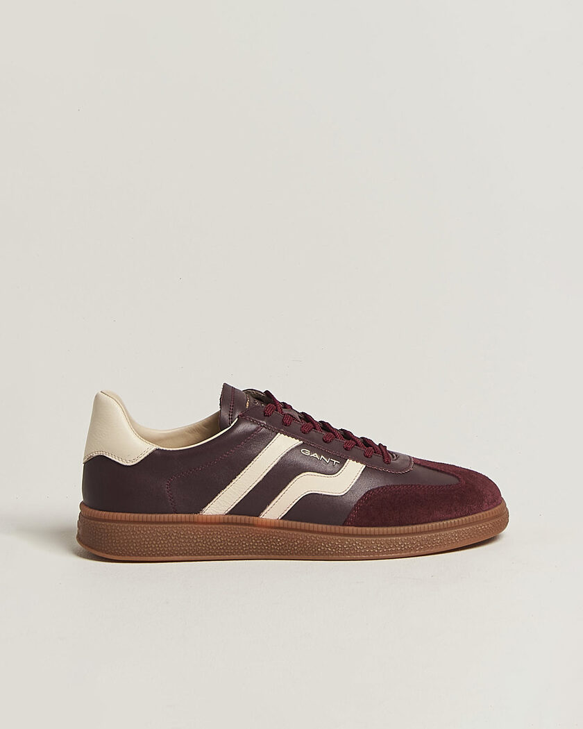 Gant Cuzmo Leather/Suede Sneaker Port Wine – Rot