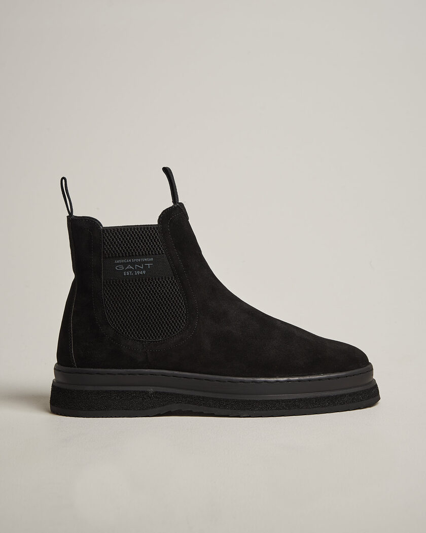 Gant Blistown Shearling Suede Chelsea Boot Black – Schwarz