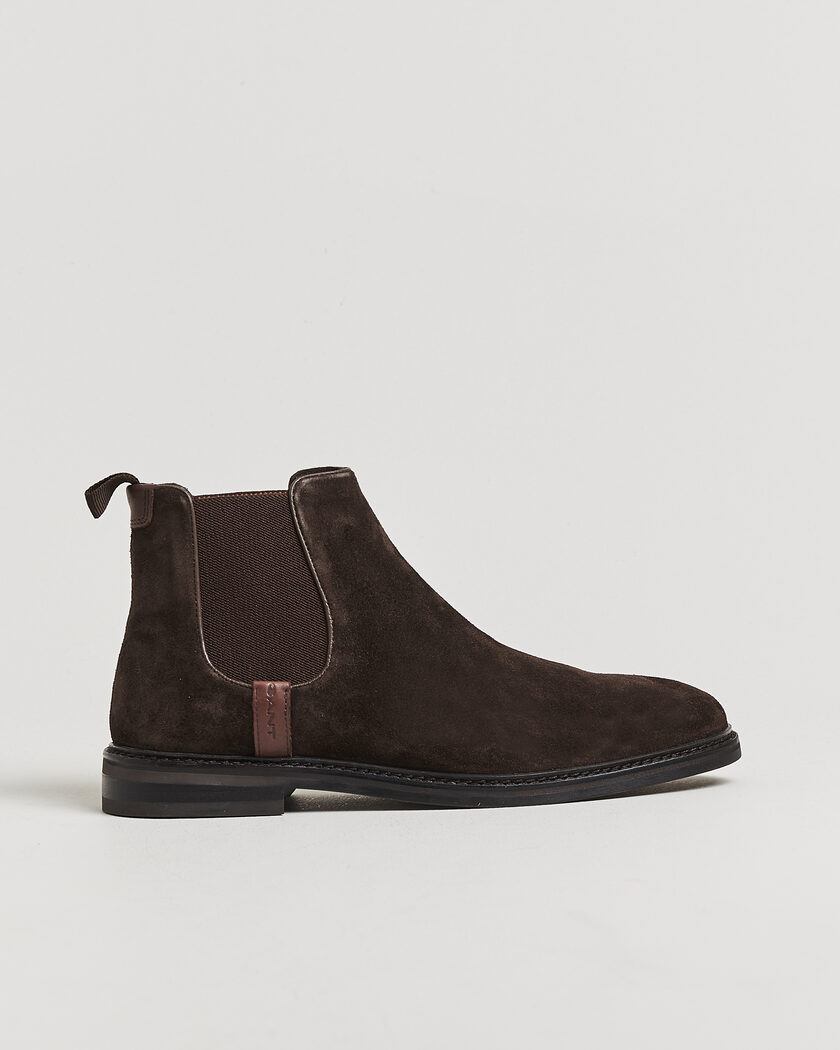 Gant Bidford Suede Chelsea Boot Dark Brown – Braun