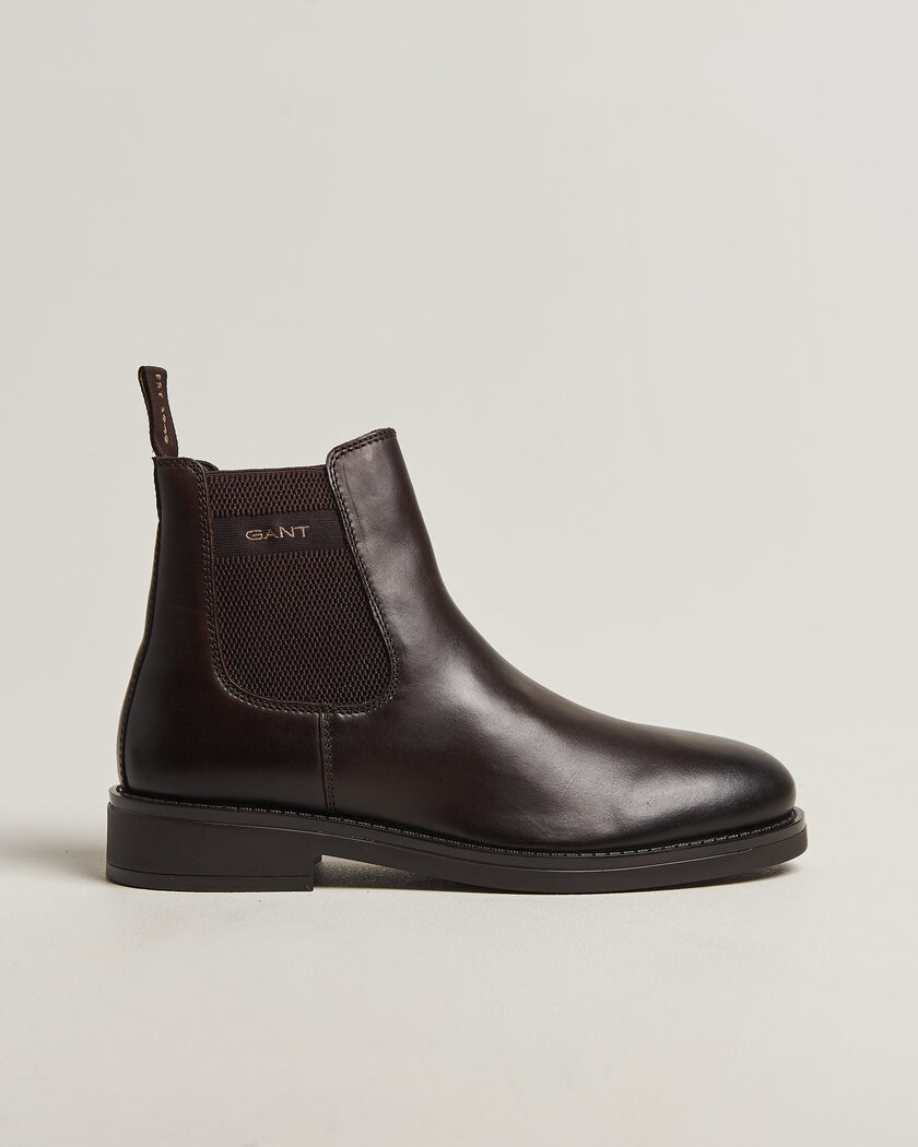 Gant Prepdale Leather Chelsea Boot Dark Brown – Braun