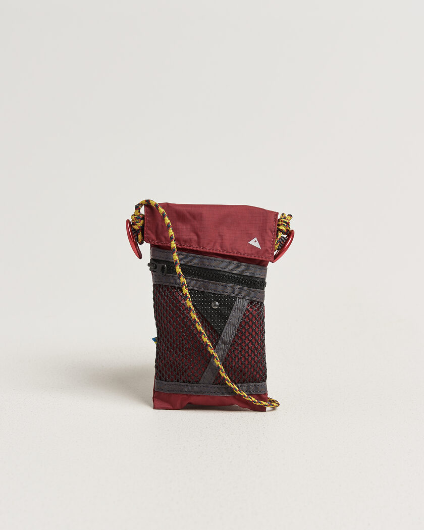 Klättermusen Algir Lanyard Pocket Bag Burnt Russet – Rot