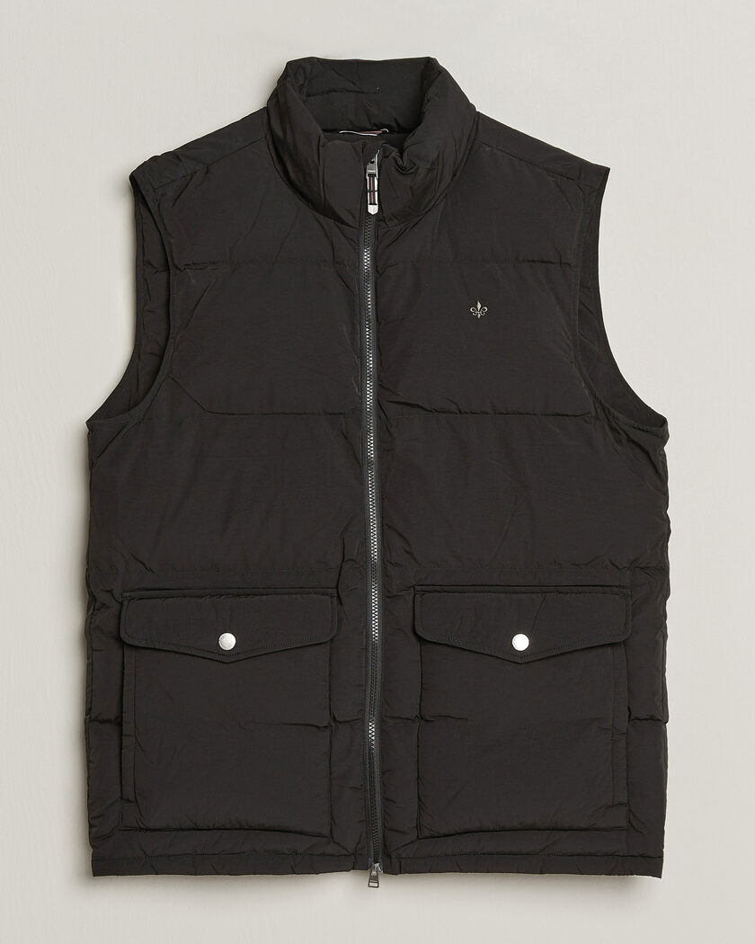 Morris Lennox Puffer Vest Black – Schwarz