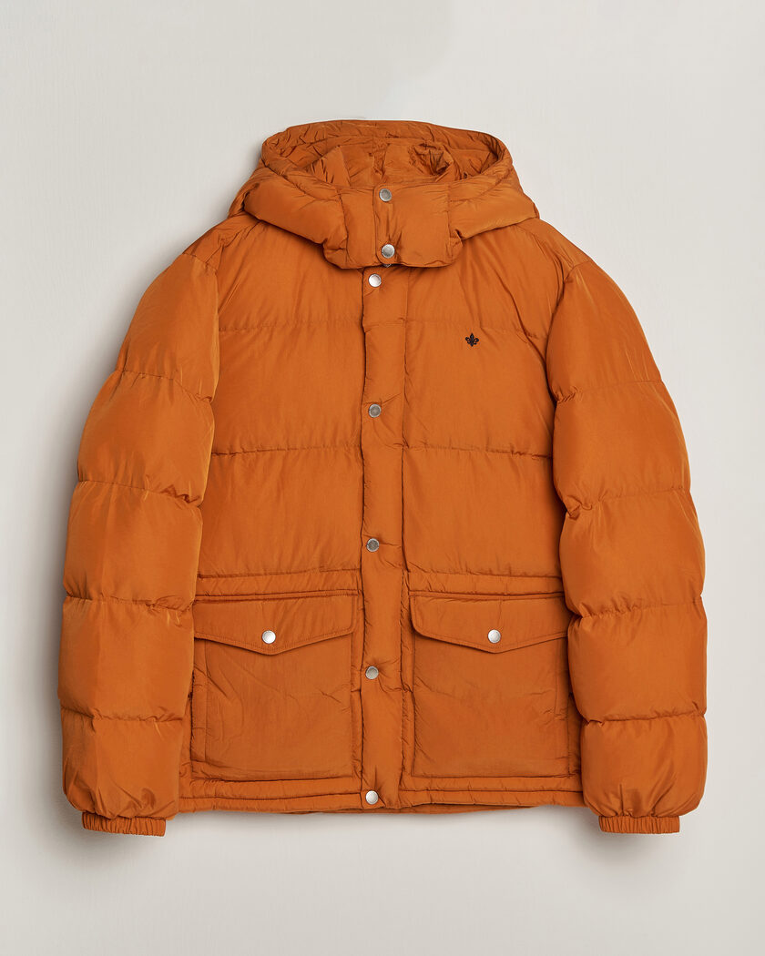 Morris Lennox Puffer Jacket Orange – Orange
