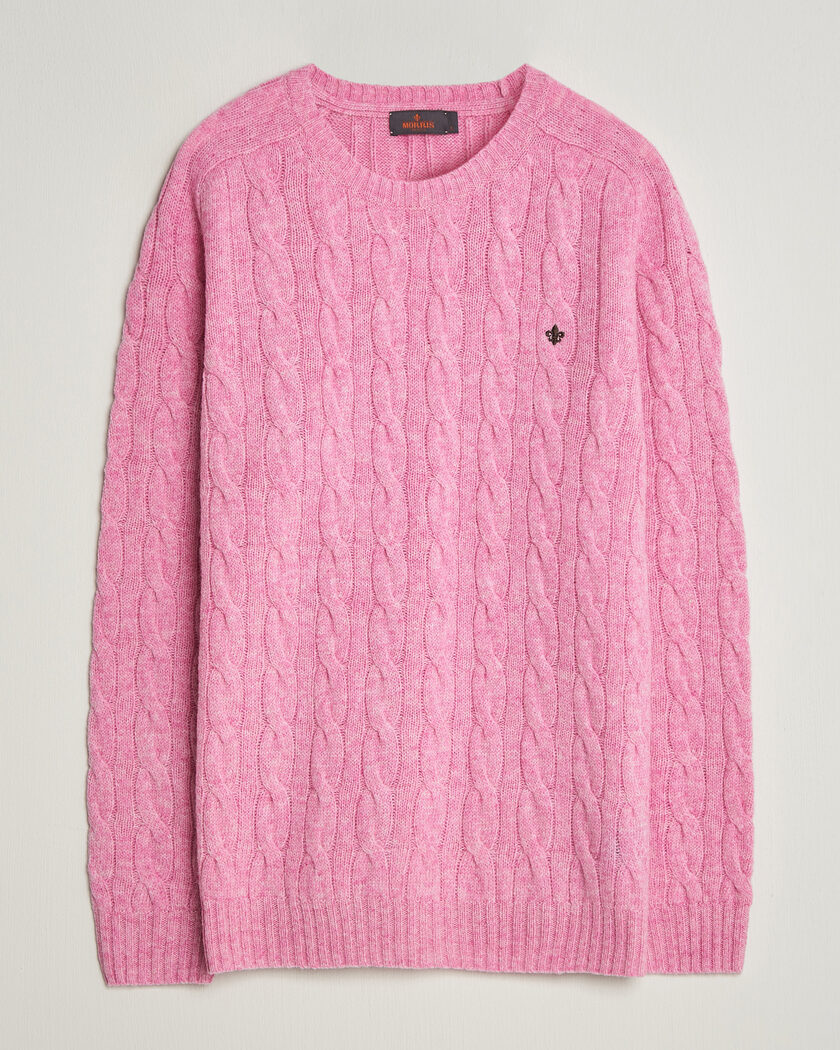 Morris Archard Cable Sweater Pink – Rosa