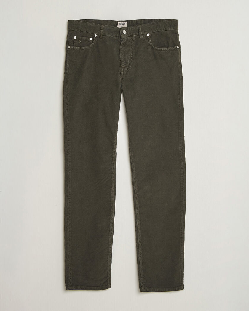 Morris James Cord 5-Pocket Pants Olive – Grün