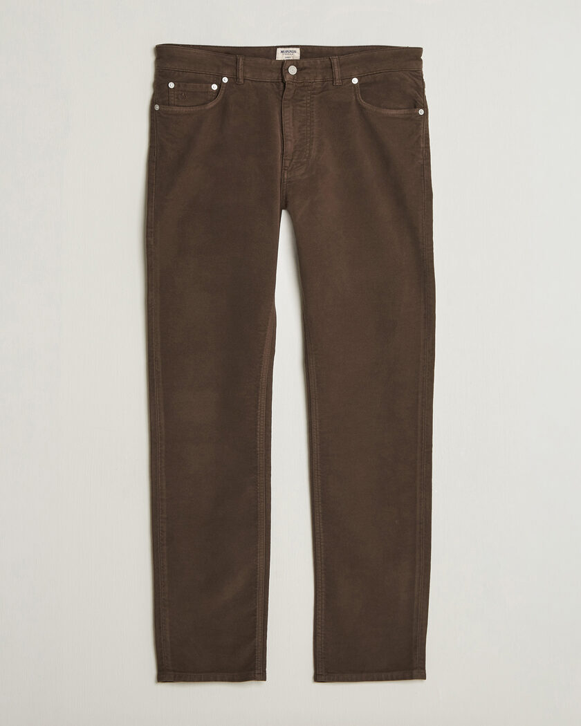 Morris James Winter Twill 5-Pocket Pants Brown – Braun
