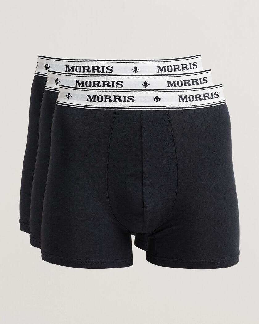 Morris Boxer Brief 3-Pack Old Blue – Blau