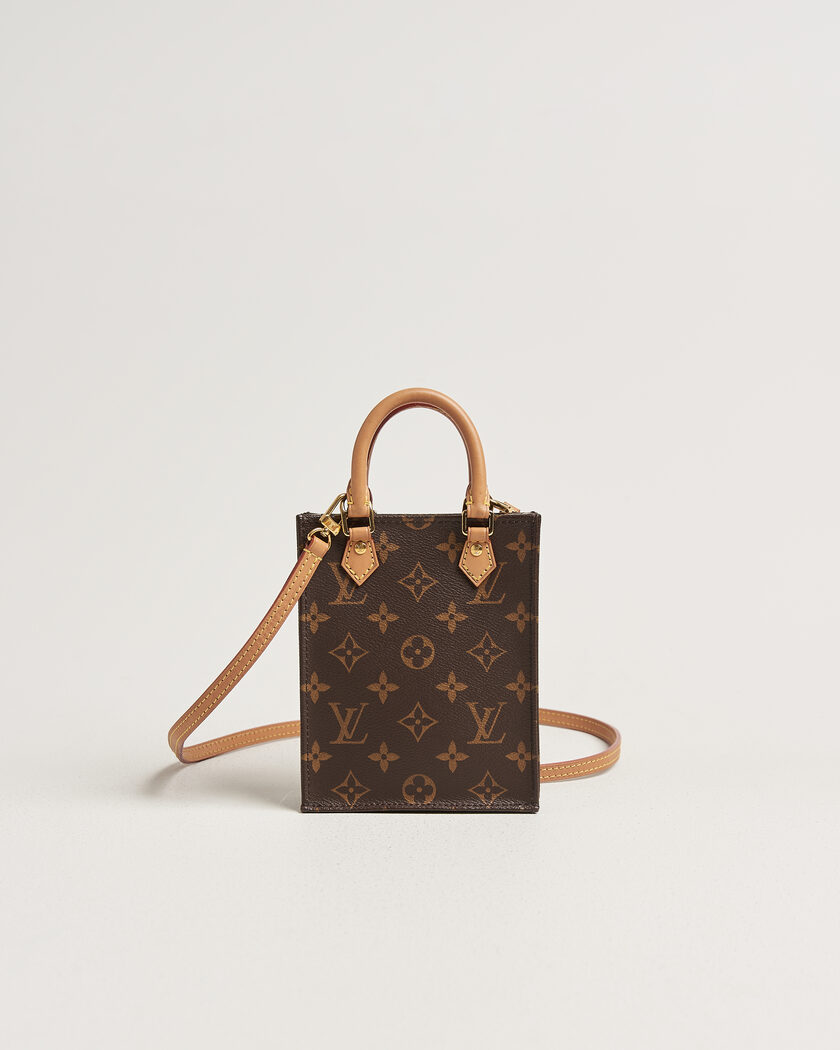 Louis Vuitton Pre-Owned Sac Plat Petit Bandouliére Monogram – Braun