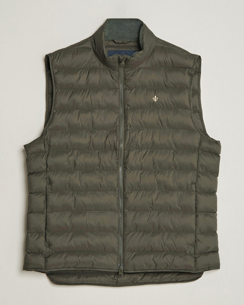 Morris Norfolk Liner Vest Olive – Grün
