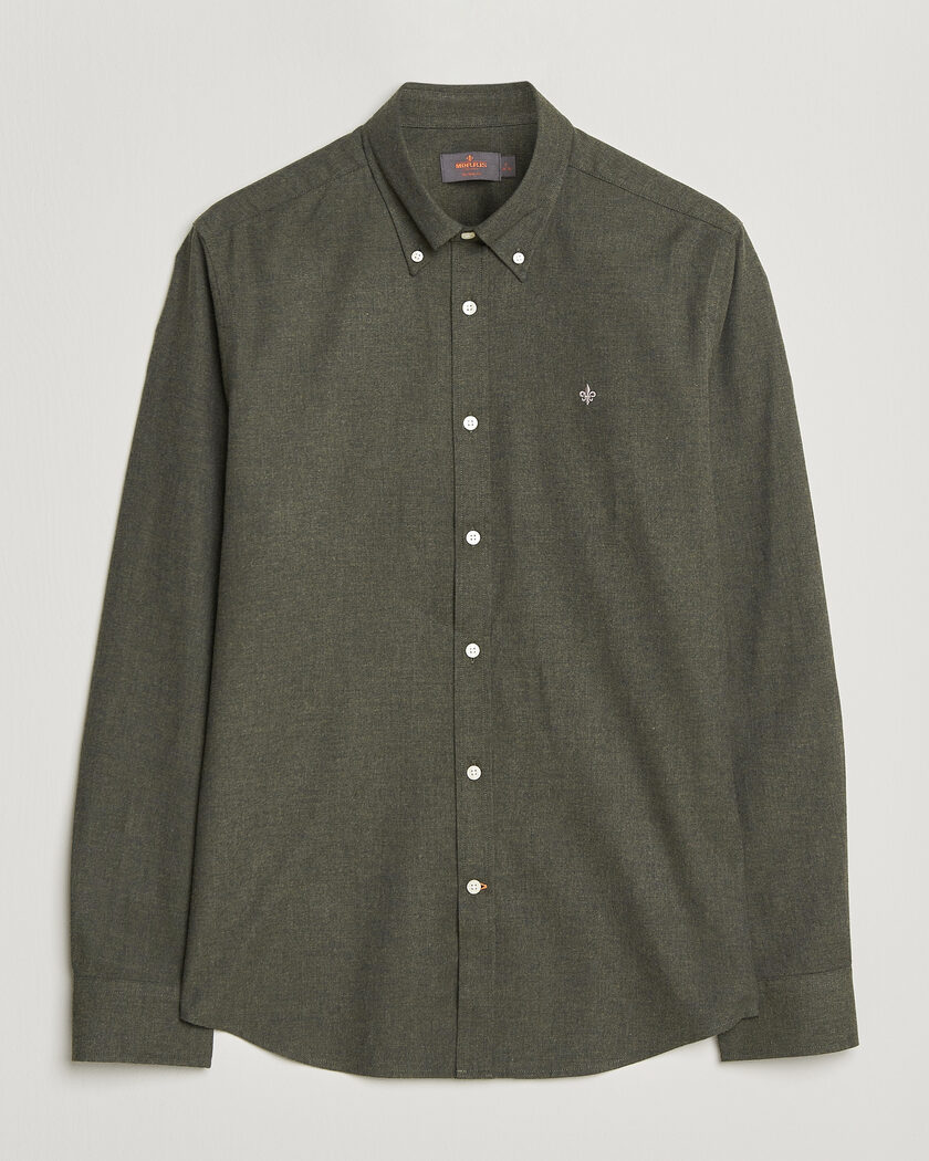 Morris Watts Flannel Shirt Olive – Grün