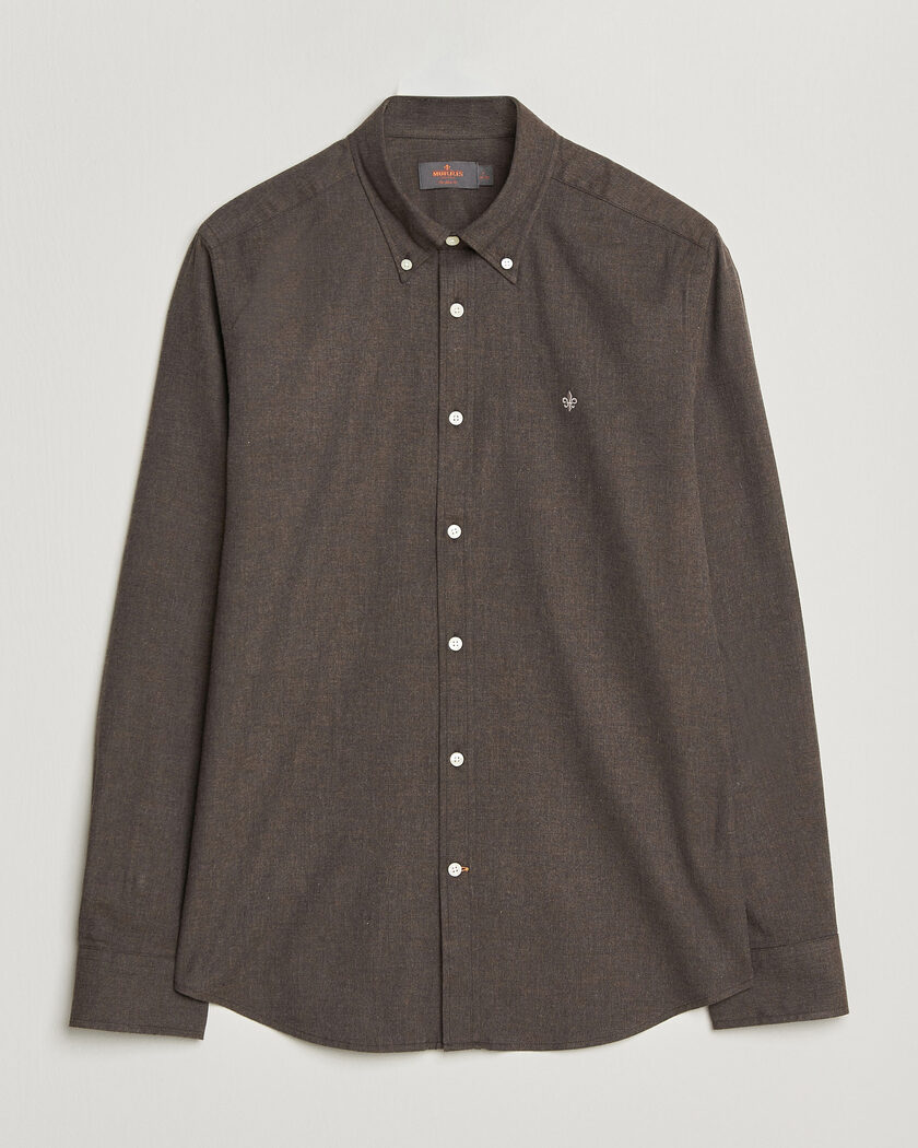 Morris Watts Flannel Shirt Brown – Braun