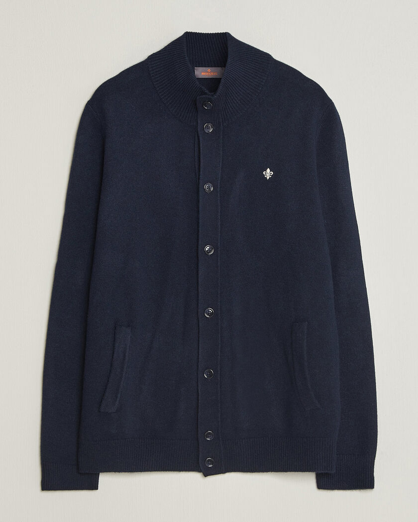 Morris Hertford Button Cardigan Navy – Blau