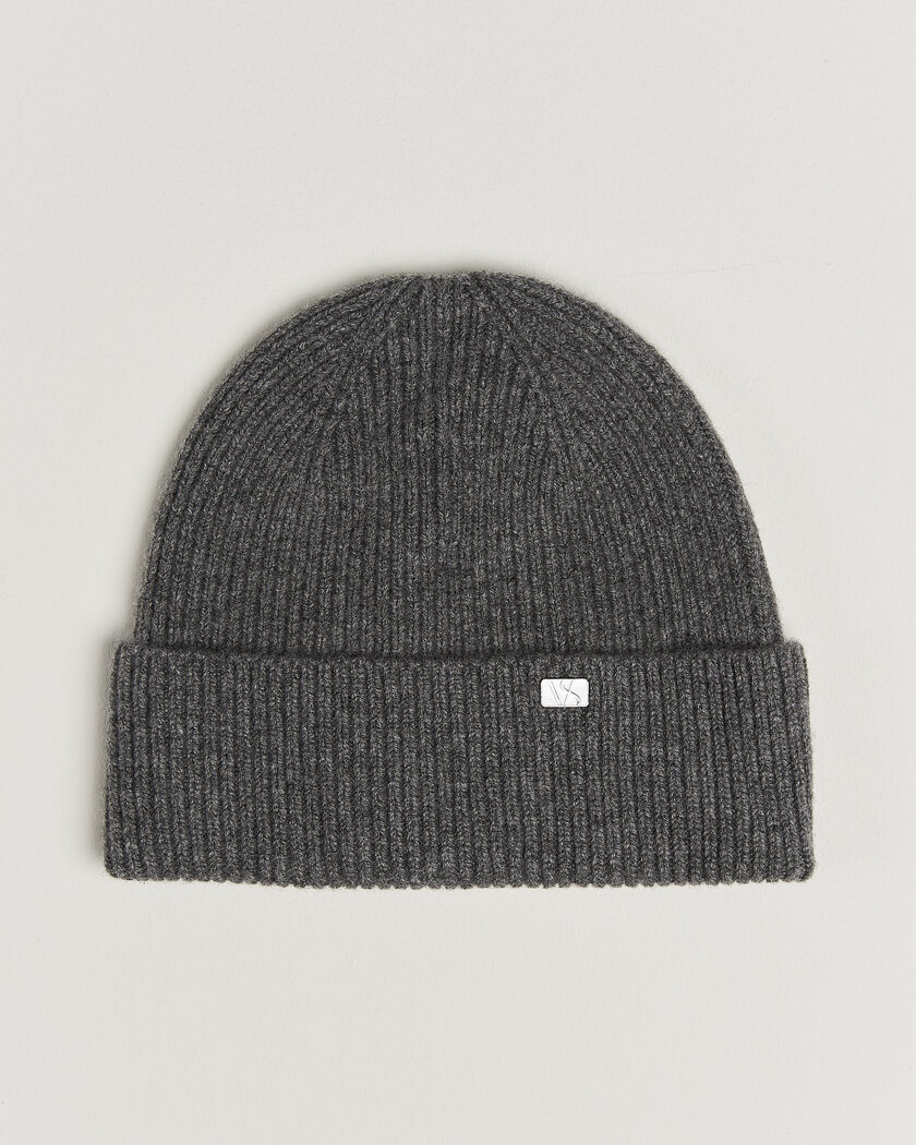 Varsity Headwear Wool/Cashmere Beanie Rime Grey – Grau
