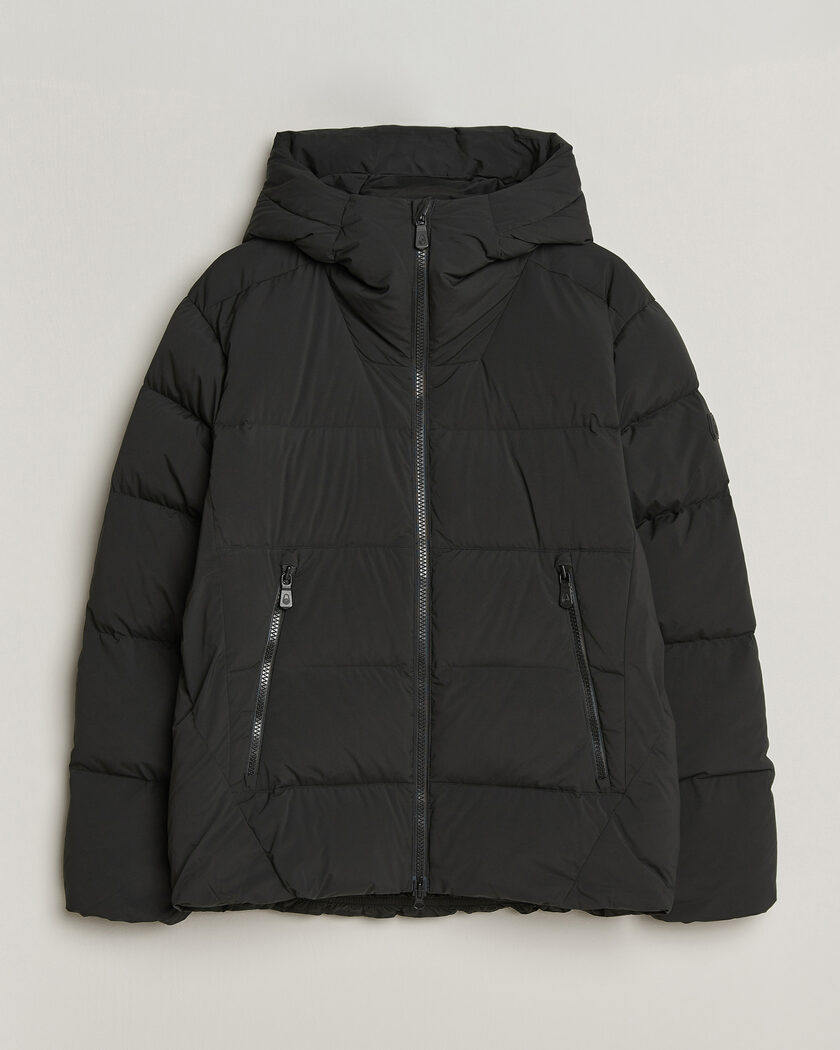 Sail Racing Cloud Stretch Down Hooded Jacket Carbon – Schwarz