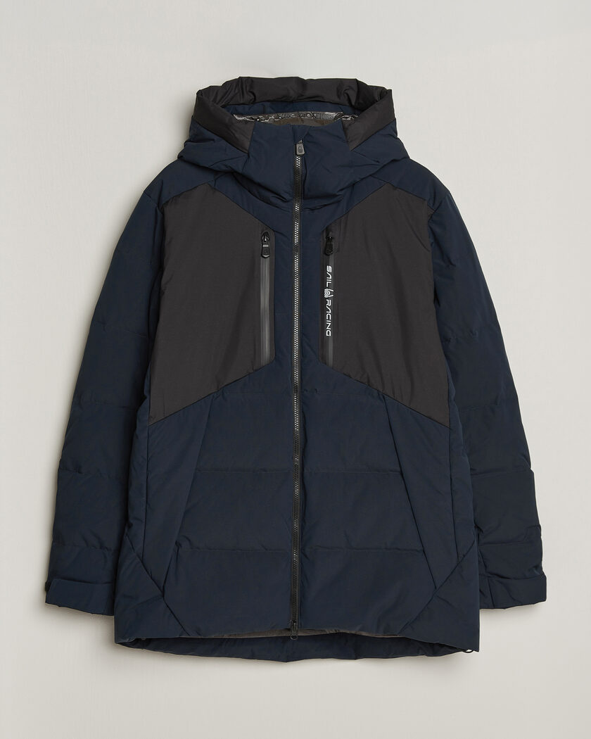 Sail Racing Patrol Down Hooded Jacket Dark Navy – Blau