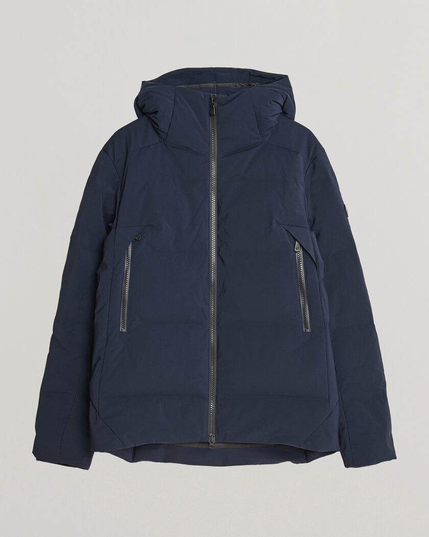 Sail Racing Arc Down Hooded Jacket Dark Navy – Blau
