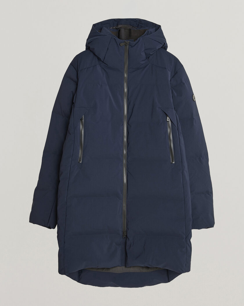 Sail Racing Arc Down Hooded Parka Dark Navy – Blau
