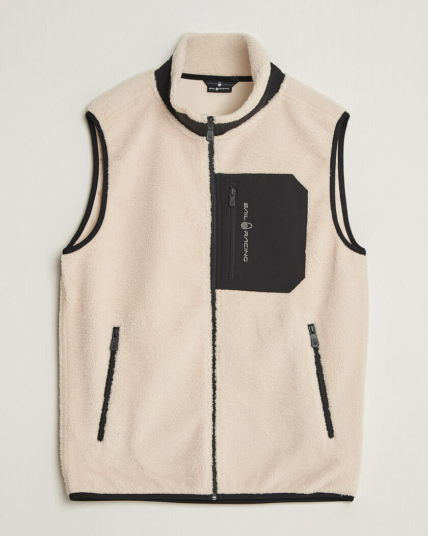 Sail Racing Bowman Pile Vest Ivory – Weiß