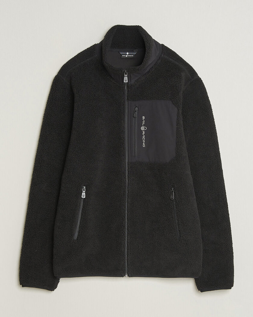 Sail Racing Bowman Pile Full Zip Carbon – Schwarz