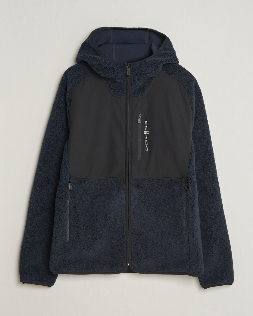 Sail Racing Patrol Pile Full Zip Hoodie Dark Navy – Blau